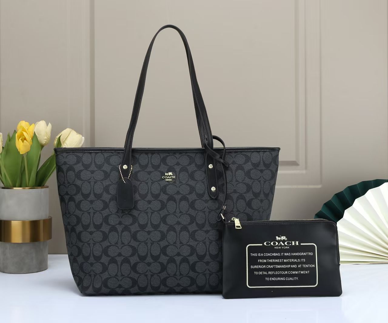 Coach New York Bag | 5 Colors | Elegant & Timeless Design ( Master copy)