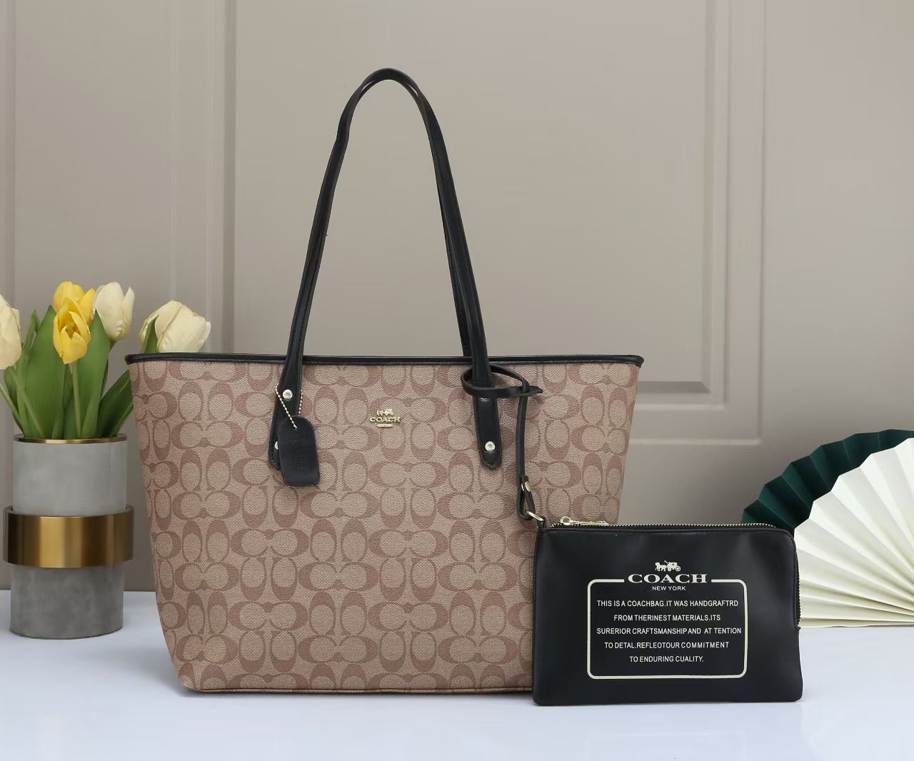 Coach New York Bag | 5 Colors | Elegant & Timeless Design ( Master copy)